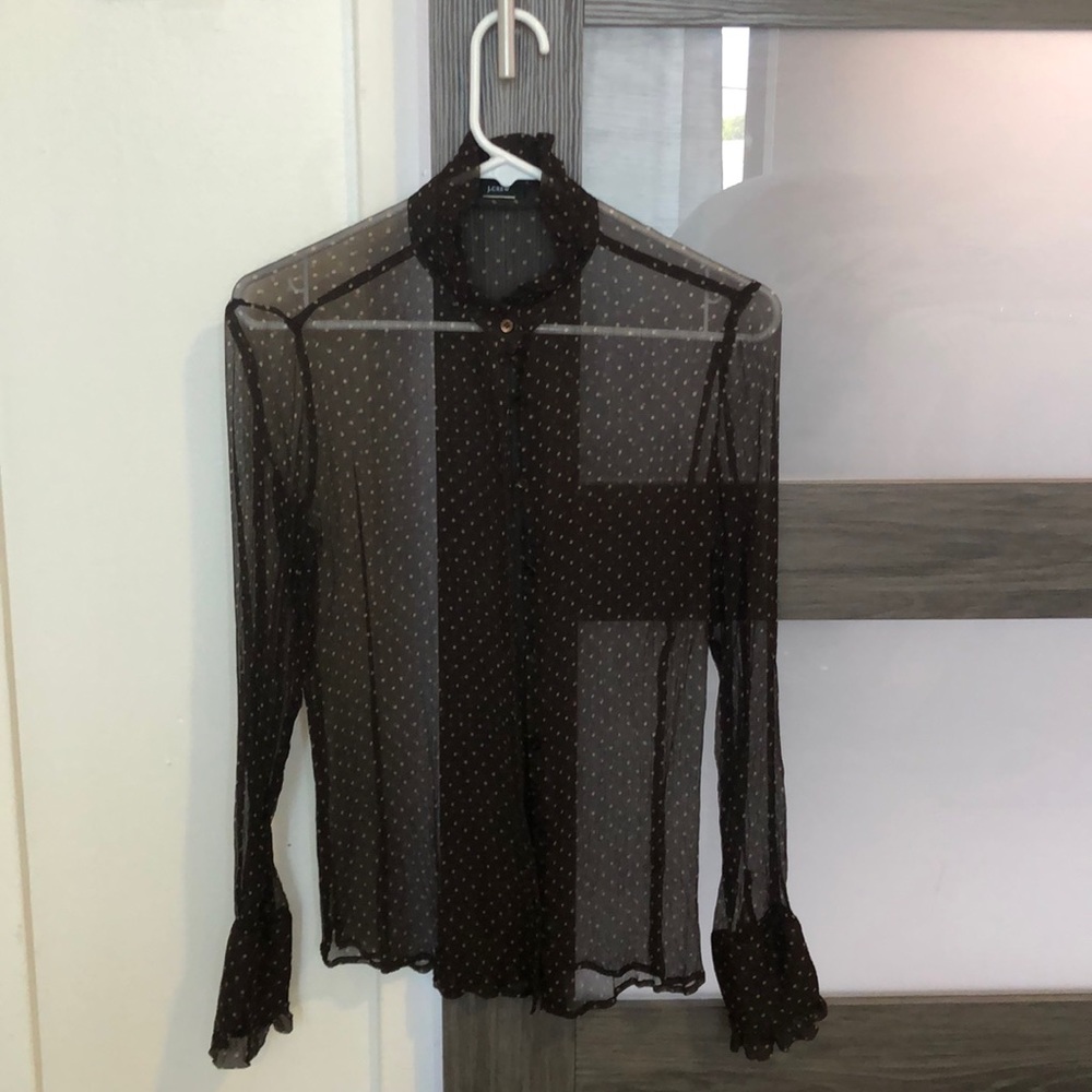 J. Crew silk top